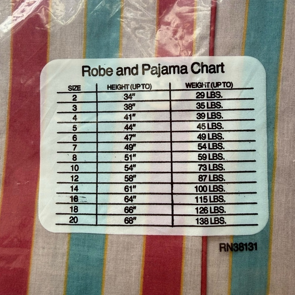 Vintage Botany 500 Boy 2 Piece Pajama Set Size 16 NWT Short Sleeve Pants Striped - Picture 5 of 12